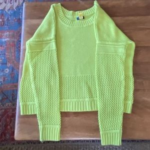 Splendid Yellow/Green Chunky Sweater